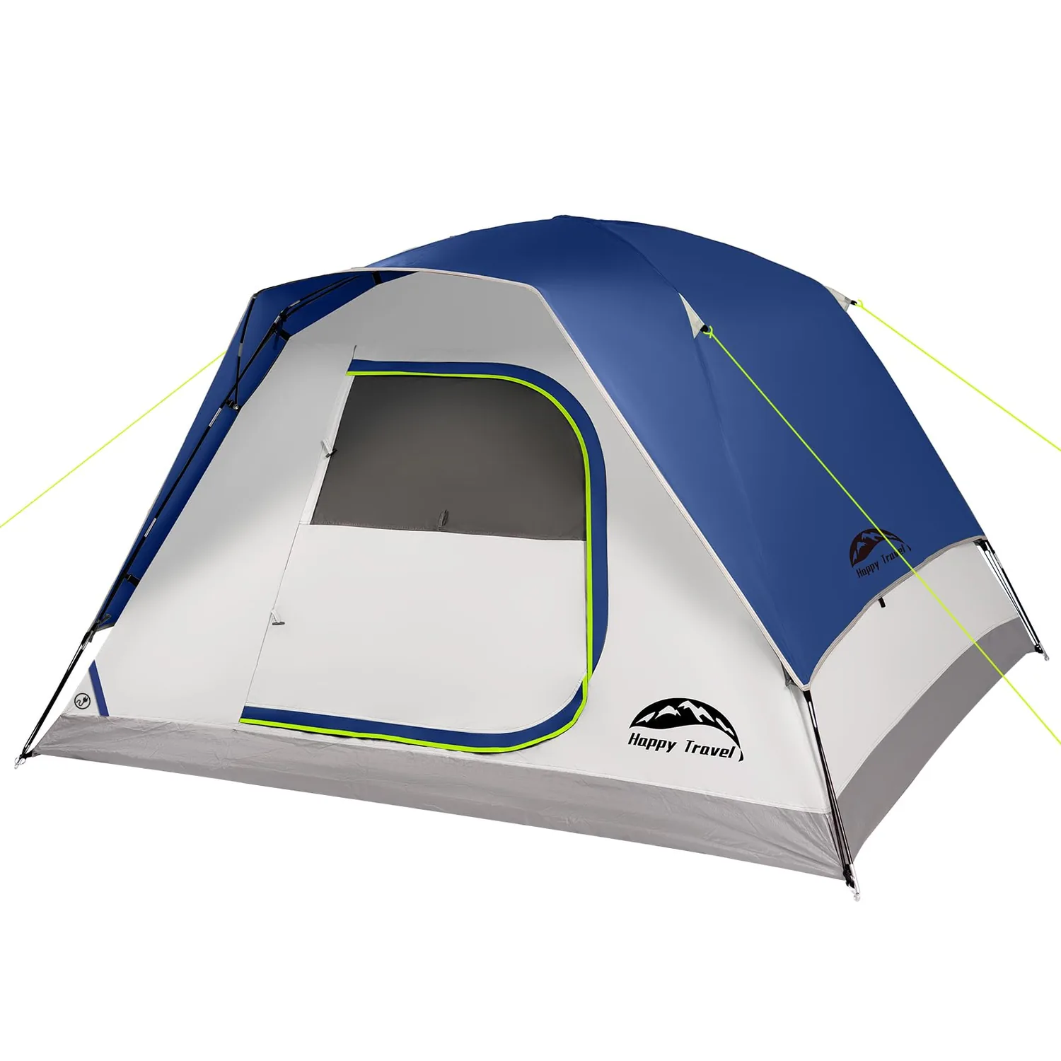 Camping Tent, 4 Person Dome Tents for Camping with Rainfly
